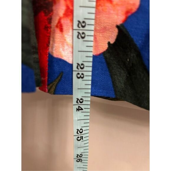 Cupcakes and Cashmere floral linen cropped wide-leg pants NWT Botanical Vacation - Picture 8 of 8